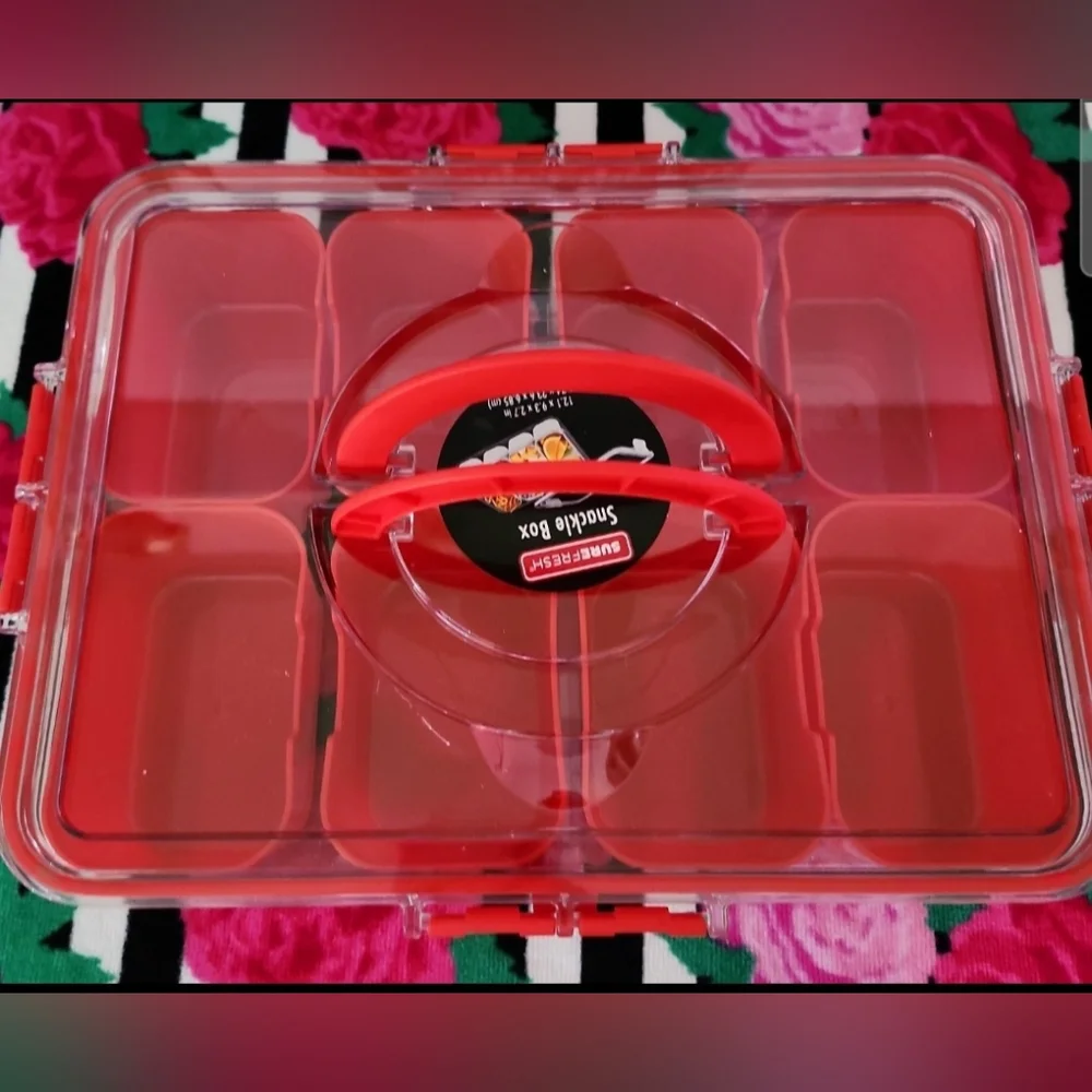 Refresh Blue Snackle Box 6-Compartment Food Container - Picture 5 of 9